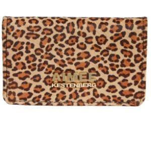 Aimee Kestenberg Sammy Bifold Card Wallet in Micro Leopard
